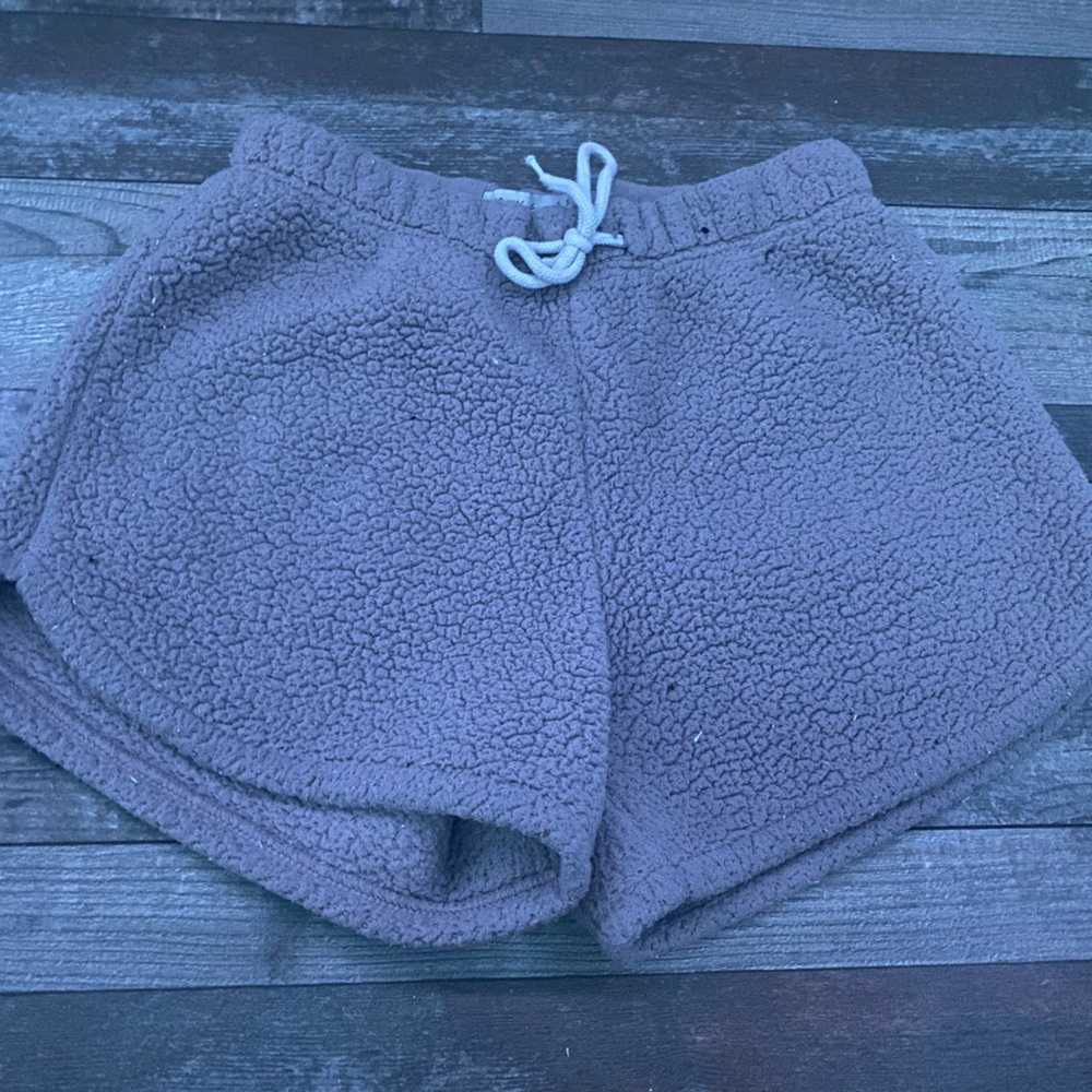 pink wool material Hollister shorts size small